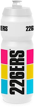 226ERS - Bidón Ciclismo, de Polipropileno y sin BPA, Hydrazero Ultraligero, con Tirador de Boquilla y Abertura Grande, Fácil de Limpiar, Testado, Multicolor, 1 x 750 ml