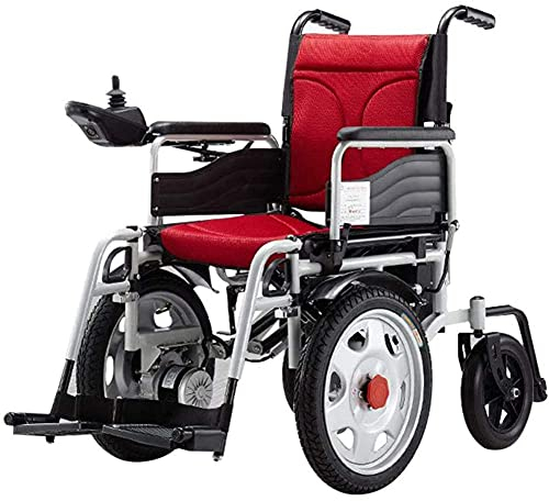 FGVDJ Rollstuhl elektrisch, faltbar und leicht elektrisch, maximale Belastbarkeit 150 kg für ältere Menschen, Ausdauer 30 km