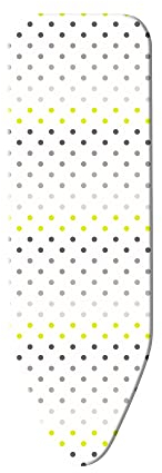 Minky Elasticated Medium Ironing Board Cover, Foam, White, 110 x 35 cm