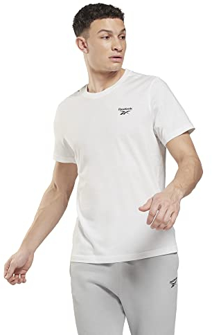 Reebok Herren Ri Links Chest Logo Tee T-Shirt, Weiß, M EU