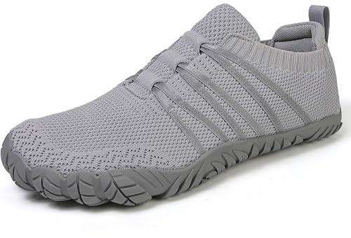 Unisex Barefoot Shoes for Men and Women with Wide Toe Box Zero Drop Design Minimalist Hike Footwear Water Shoes Five Finger Cross-Trainer Ideal for Walking Hiking and Grounding Activities