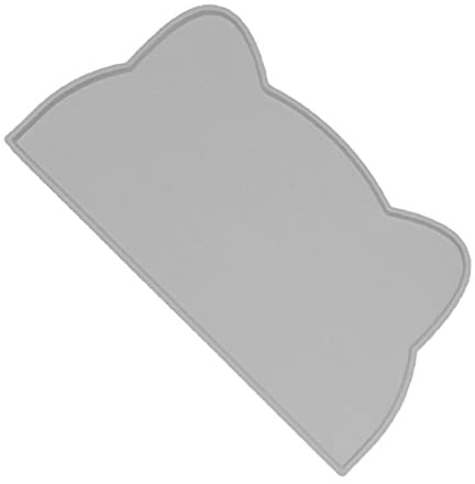 Yctze Tapis de Nourriture pour Animaux de Compagnie en Silicone Tapis de Bol 17,3 Pouces 9,8 Pouces de Large de Nourriture pour Animaux de Compagnie Anti-déversement en Silicone Souple de Bol de