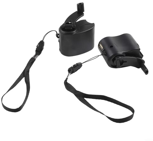 Cargador de manivela USB para teléfono móvil, generador de energía manual de dinamo con salida de 5,5 V, dispositivo de carga de urgencia portátil para viajes y uso al aire libre
