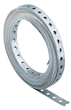 Fischer Bandelle preforate LBV 17, per fissare cavi e tubi, ideale per materiali elettrici, 10 pezzi per confezione, 79550