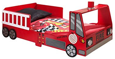 Vipack 'Autobett sctdft Toddler Fire Truck Kinderbett MDF Rot 157 x 77 x 60 cm