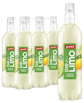Die Limo von granini Limette-Zitrone (6x 1l), natürlich erfrischend, mit Geschmack aus echten Früchten, ohne Konservierungsstoffe, vegan