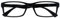 Die Lesebrille Unternehmen Schwarz Distanzgläser Herren Damen Lesehilfe UVM092BK -2,00