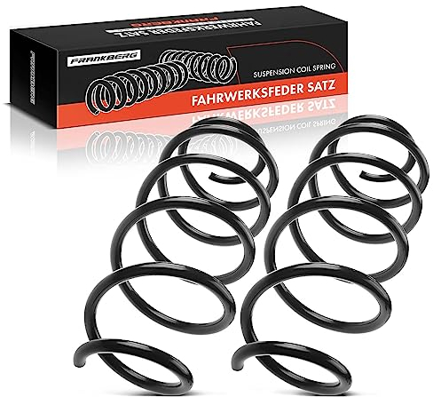 Frankberg 2x Federn Fahrwerksfeder Vorderachse Links Rechts Kompatibel mit Fiesta V JD JH 1.4 TDCi 2001-2008 Fiesta V Van 1.4 TDCi 2003-2008 Replace# 1151929