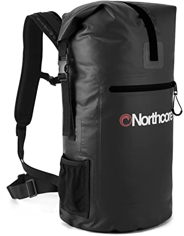 Northcore 2024 30L Wasserdichter Haul-Rucksack N30LWHBP - Black