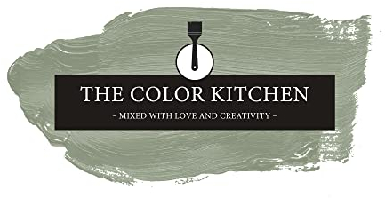 Livingwalls THE COLOR KITCHEN kräftige Wandfarbe - Malerfarbe für farbenfrohe Räume - matte Innenfarbe in Grün - 2,5l Deckfarbe in TCK4004