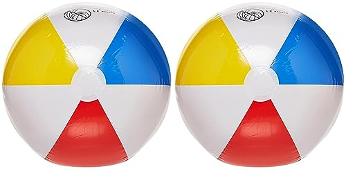 Intex Glossy Panel - Aufblasbarer Wasserball/Strandball - Durchmesser 51 cm (Packung Mit 2)