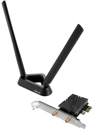 ASUS BE9400 Tri Band PCI-E WiFi 7 (802.11be) Bluetooth 5.4, sécurité réseau WPA3, OFDMA et MU-MIMO, Fonctionnement Multi-Liens, Compatible Uniquement avec Les Cartes mères lntel