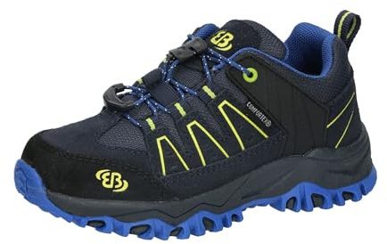 Brütting Mount Pinos Kids Low Trekkingsskor, marin/blå/citron, 40 EU, Marinblå Lemon, 40 EU