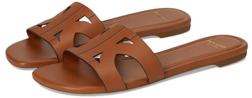 kate spade new york Women's Duo Slide Sandal, Saddle, 4.5 UK
