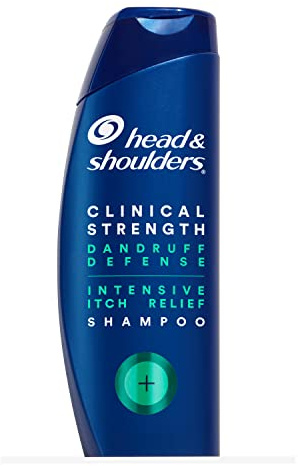 Head & Shoulders Clinical Strength Dandruff Defense Intensive Itch Relief Shampoo, 13.5 Fl Oz, 5.349 Fl Oz