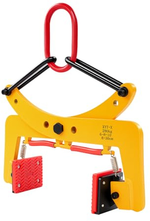 SHZICMY 260 kg sollevatore di pietra regolabile, pinza di fissaggio per pietra, pinza di sollevamento per cordoli, apertura regolabile 8-30 cm