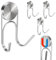 Buelkmag Magnetische Haken, robuste Haken aus Edelstahl 304, Magnet-Aufhängehaken für Grill, Werkzeugkasten, Kabinen im Freien, Kreuzfahrt-Essentials, 4 Stück (Silber, 3,2cm – 28 kg)