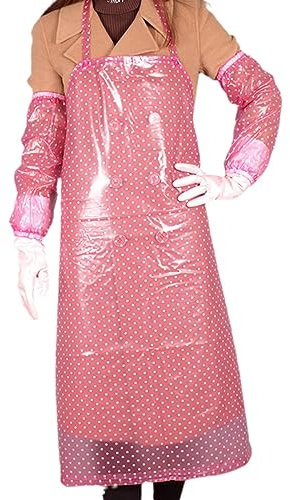 LIFKOME Armabdeckung Schutzschürze Gummischürze Spülmaschinenschürze Wasserdichter Anzug Einwegschürzen Vermissen Badeaufkleber Für Erwachsene Wasserschürze Kleidungsset Damen Anti-fettig