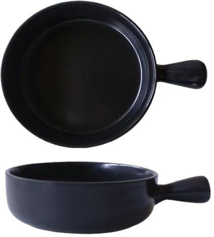 Fuente for hornearFuente for hornear 500ML Cuenco de arroz al horno Cuenco de cerámica for ensalada de frutas Bandeja for hornear con una sola manija Cuenco for desayuno for el hogar Bandeja for horne