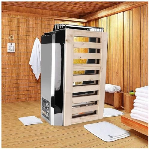 XOYTLR 304 Stainless Steel Sauna Stove Sauna Heater 110V-240V Internal Control Sauna Heating Stove Heater Sauna Room Equipment Wet and Dry Bath Sauna Heater Stove for Home Hotel Spa Steam Room