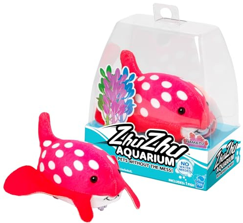 John Adams Zhu Zhu Pets | Zhu Zhu - Pez de Juguete para Acuario - Namazu | Mascota interactiva y Coleccionable con Sonidos y Movimiento | Mascotas electrónicas | A Partir de 4 años