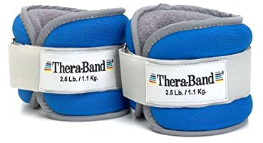 TheraBand Gewichtsmanschetten (1 Paar) Blau | 1,130 kg, Onesize