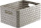Rotho Country Aufbewahrungskiste 11l in Rattan-Optik, Kunststoff (PP) BPA-frei, cappuccino, A5+/11l (32,8 x 23,8 x 16,0 cm)