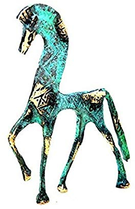 Antike griechische Bronze Museum Statue Replica of Horse von Geometrische Era (123)