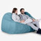 Lounge Pug, Riesen Sitzsack Couch, Sitzsack Sofa, Cord Türkis