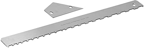 Gitarrenhals-Lineal, einfache Verwendung, Edelstahl, rostfrei, Wippsaitenmessgerät, präzise, tragbar für Wartung