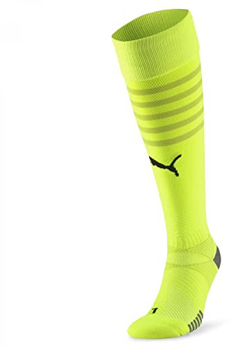 PUMA Fußball - Teamsport Textil - Stutzenstrümpfe teamFINAL Strumpfstutzen gelbschwarz 1 (31-34)