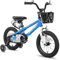 JOYSTAR Pluto Kids Bike 12 Zoll Kinderfahrrad für Jungen Mädchen im Alter von 2-4 Jahren, Kinderfahrräder mit Stützrädern, blau