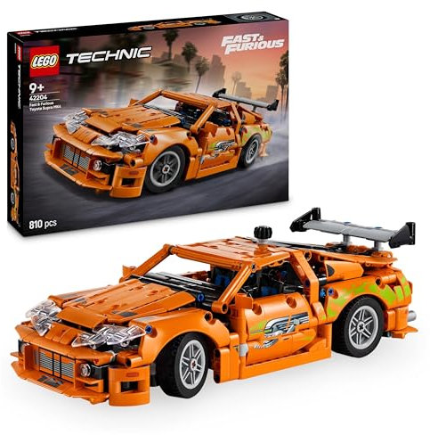 LEGO Technic Fast and Furious Toyota Supra MK4 - Spielzeug Auto - Mit 6-Zylinder-Motor & aufklappbaren Türen - Modell Set für Jungen und Mädchen ab 9 Jahren - Geschenkidee zum Geburtstag 42204