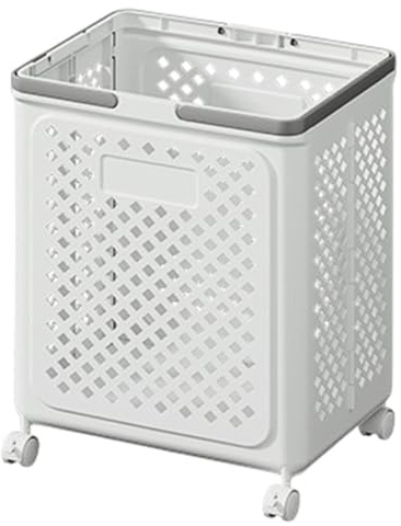 Salyeeluly Cesto para la Ropa con Ruedas, Cesto para la Ropa con Ruedas - Carro clasificador de ropa plegable grande | Cesto para la colada con ruedas, cesta portátil para ropa sucia para el hogar,