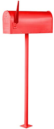 Tall Mailbox Organizer - Floor Standing Weatherproof Letter Delivery Box for Townhouse or Garden - Outdoor Storage Solution