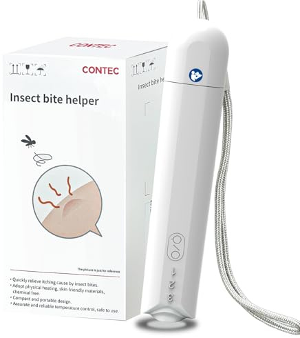 Lápiz térmico para picaduras de mosquitos, sanador de picaduras de insectos para el tratamiento rápido de las picaduras de mosquitos, alivia el picor y la hinchazón, sanador electrónico, USB-C, IP22