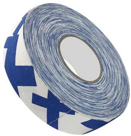 RiToEasysports Ruban de Protection pour Hockey Ruban pour Bâton de Hockey Tissu Imitation Coton 2,5 Cm X 25 M Enveloppe Imperméable Antidérapante et Résistante à l'usure pour Les Joueurs de Bâton