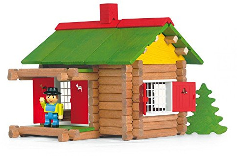 JeuJura 8002 - Juego de construcción de Madera (100 Piezas)