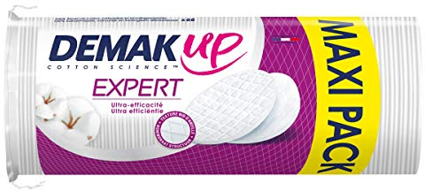 Demak'Up Expert - Confezione di 68 dischetti struccanti ovali maxi, lotto di 4