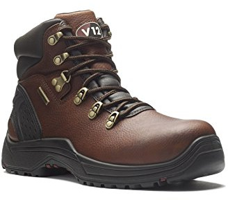 V12 Footwear V1219.01 Storm IGS Waterproof Safety Hiker, Size 6, Brown
