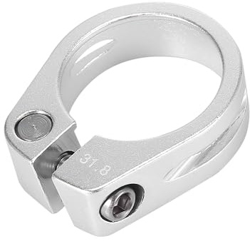 A ABSOPRO Aluminium Alloy Bike Seat Post Clamp Seat Adapter 31.8mm