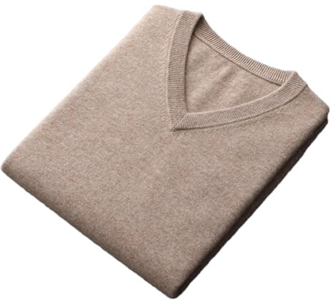 Dninmim Chaleco de cachemira para hombre, sin mangas, cuello en V, parte superior cálida, chaleco de punto suelto exterior