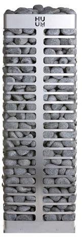 HUUM Steel 9 Saunaofen 9 kW finnischer Saunaofen Elektrischer Design Standofen