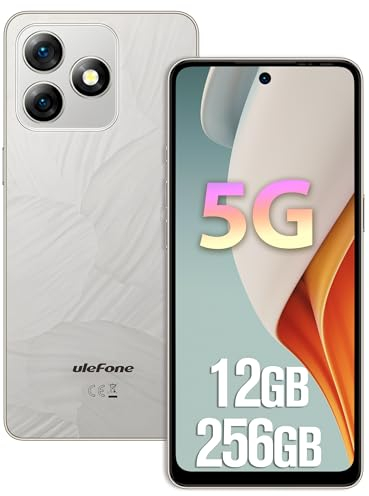 Ulefone Note 18 Ultra Téléphone Portable 5G, 12Go+256Go/SD-2 to Android 13 Smartphone, Triple Caméra 50MP Écran 6,78 FHD+/90Hz, Batterie 5450 mAh/18W, Téléphones Mobiles Double SIM/GPS/OTG/NFC, Gris