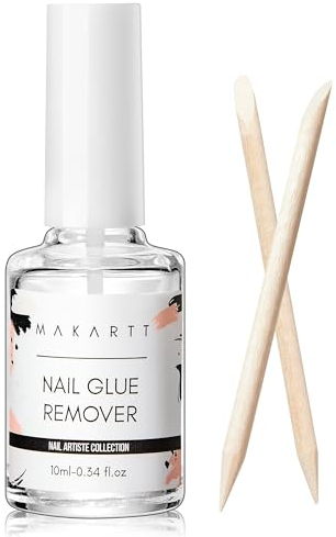 Makartt Nagelkleber Entferner für Kunstnägel: Aceton-freier Nail Glue Remover 10ml - für Press on Nails Fake Nails