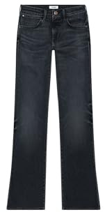 Wrangler Pantalones Vaqueros para Mujer, Corte Bootcut, Sultry Blackout, 29W / 32L