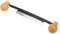 Straight Draw Wood Carving Tool, Double Anti Slip Wooden Handle Incisive Tungsten Steel Blade Draw Shave Debarking Hand Tool for Log Woodworking