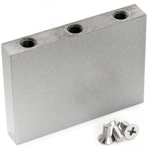 Musiclily Ultra 37 mm Solida Stål Tremolo Block för Elgitarr Floyd Rose Tremolo