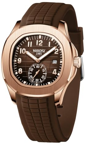 NIBOSI Orologi da Uomo Analogico al Quarzo Orologio da Polso Uomo Impermeabile con Data Orologi da Uomo Business Casual Orologio da Polso Regali per Uomini, Classico