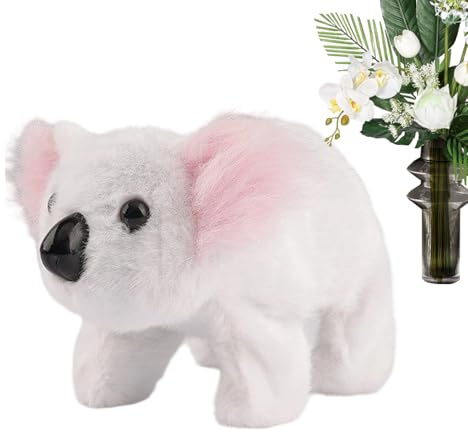Interactive Koala Plush, Soothing Electric Animal, Hopping Walking Stuffed Toy with Gentle Touch, Boys Girls Kids Accessory with Sturdy Build, Apartment Dorm Bedroom Entertainment, Children Travel